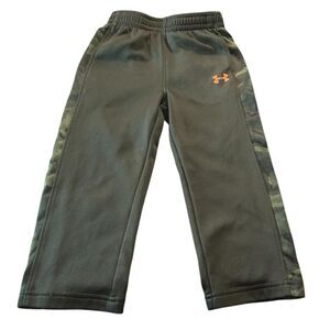 Under Armour Boys‎ Pants Size 3T Black Camo Athletic Activewear